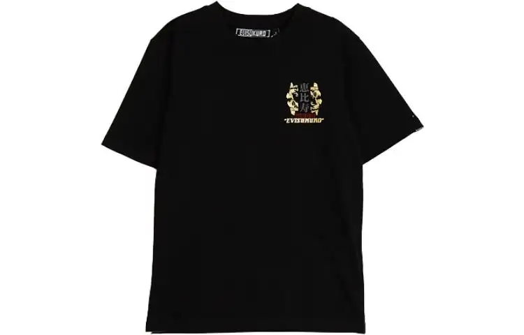 EVISU T Shirts Unisex Crew Neck Moderate Straight Fit