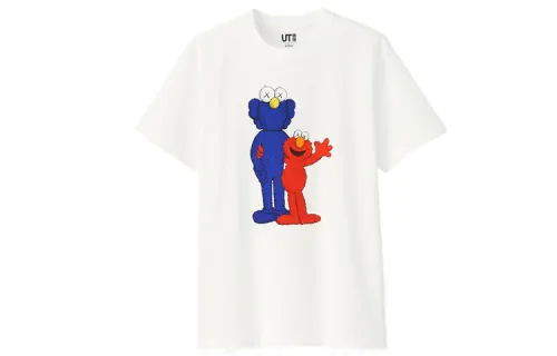 Kaws X UNIQLO X Sesame Street Bff Elmo Tee