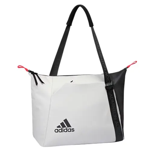 Adidas Polyester Ball Racket Bag, Handbag, Single Shoulder Tote Bag Regular Unisex Black White