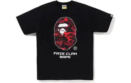 BAPE X Faze Clan Tee Black