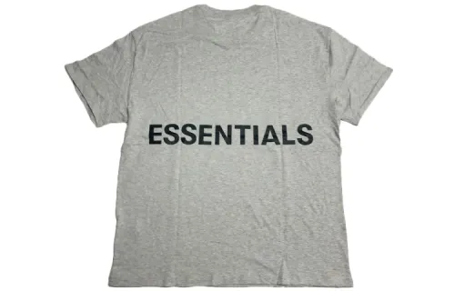 Fear Of God Essentials FW19 T Shirt Unisex Gray