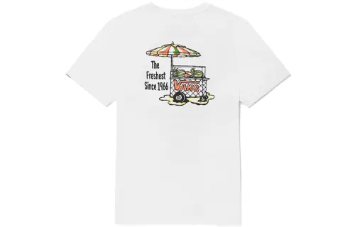 Vans Set in Sleeve T Shirt Unisex White