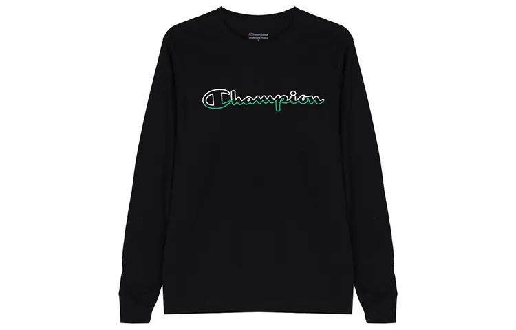 Champion T Shirt US Version Unisex Black
