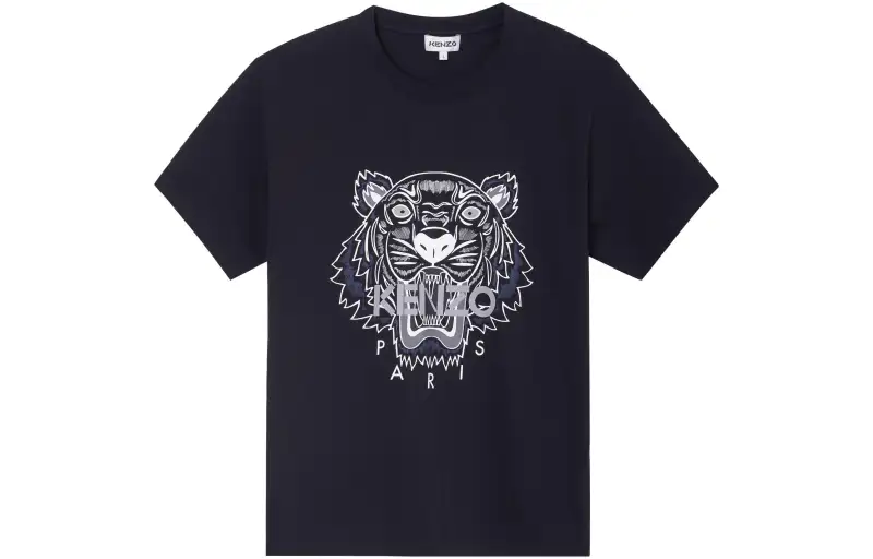KENZO Men's Classic Tiger Short Sleeve T-shirt Black