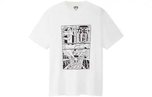 UNIQLO T Shirts Unisex Crew Neck Moderate Straight Fit