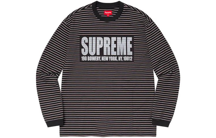 Supreme Thin Stripe L/S Top