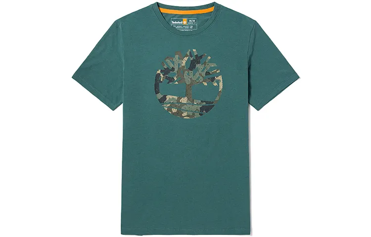 Timberland T Shirt Men's Blue Green