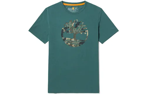 Timberland T Shirt Men's Blue Green
