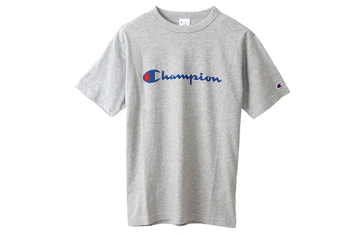 Champion T Shirt Japan Version Unisex Gray