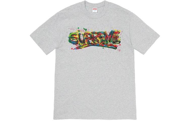 Supreme paint logo T-shirt