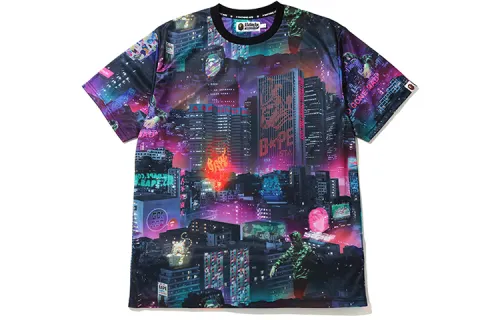 Bape Neon Tokyo T Shirt