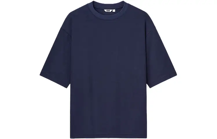 UNIQLO T Shirt Unisex Navy Blue