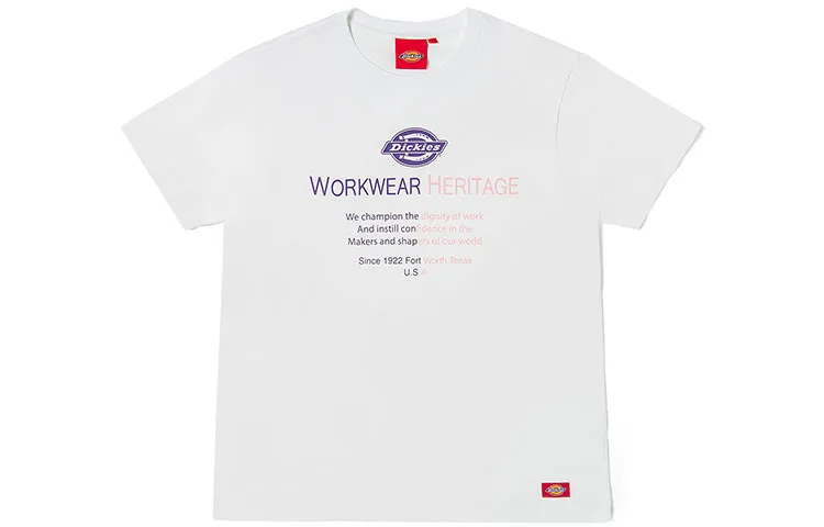 Dickies Straight Fit T Shirt Unisex White
