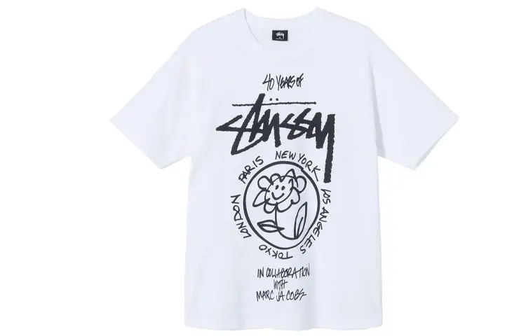 Stussy X Marc Jacobs World Tour Collection T Shirt