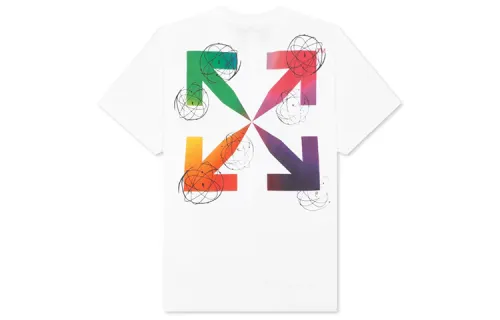 OFF WHITE X Futura Oversized Fit Atoms T Shirt