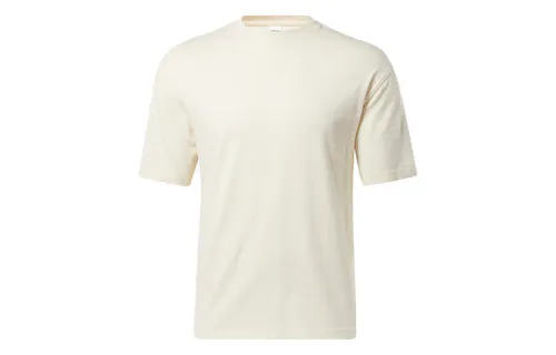 Reebok Drop Shoulder Sleeve T Shirt Unisex White