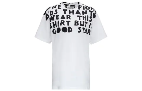 Maison Margiela Slogan Print Oversized T-Shirt