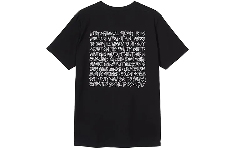 Stussy T Shirts Unisex Crew Neck Moderate Straight Fit