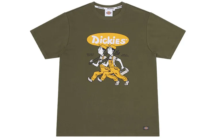 Dickies SS22 Straight Fit T Shirt Unisex Army Green