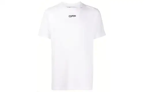 OFF WHITE Slim Fit Caravaggio Square T Shirt