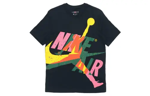 Jordan Air T Shirts Men's Crew Neck Moderate Straight Fit