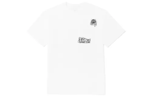Vans X Duyanaizi T Shirts Unisex White Crew Neck Moderate Straight Fit