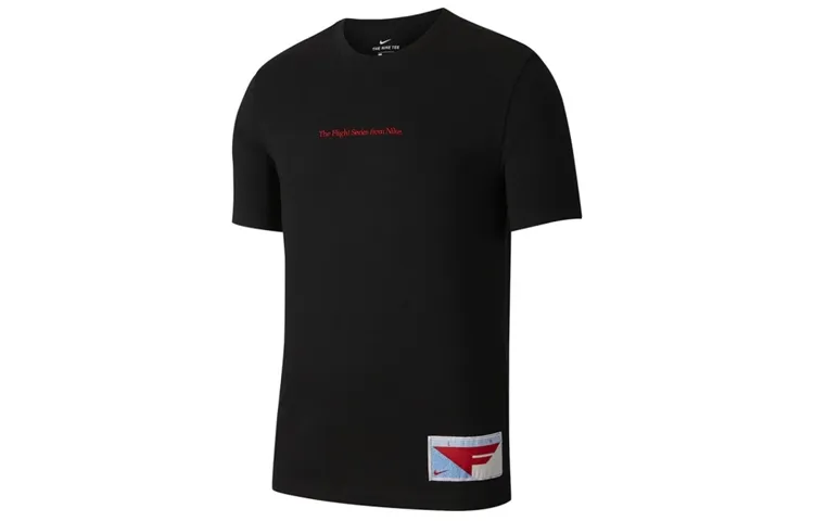 Nike T-Shirts Men's Crew Neck Moderate Straight Fit
