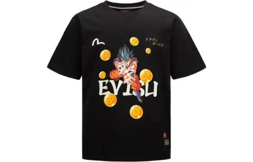 EVISU x Dragon Ball Z Evisu X Dragon Ball Z T Shirt Men's Black