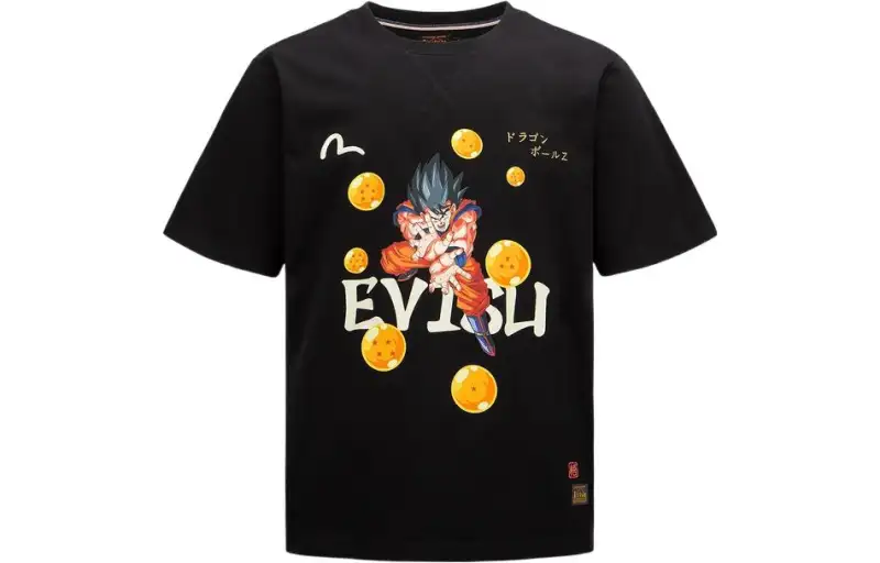 EVISU x Dragon Ball Z Evisu X Dragon Ball Z T Shirt Men's Black