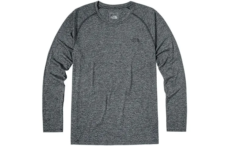 THE NORTH FACE T-Shirts Men's Dark Gray Crew Neck Moderate Straight Fit