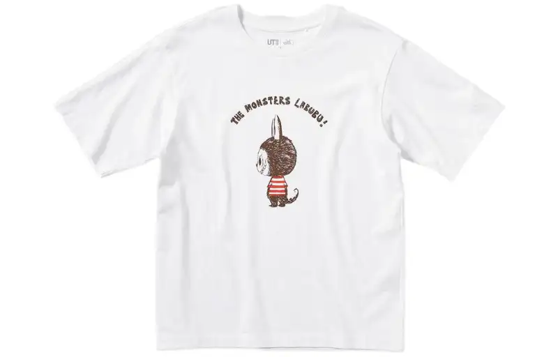 UNIQLO x POP MART T Shirt Unisex White