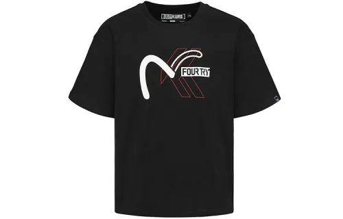 EVISU x Fourtry T Shirt Men's Black