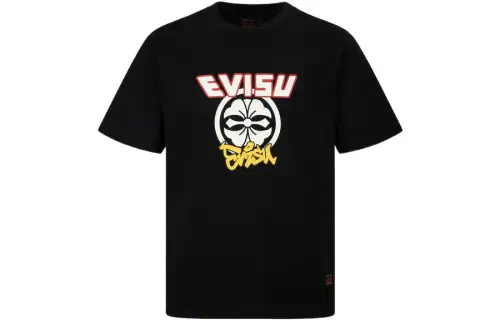 EVISU T Shirts Men's Crew Neck Moderate