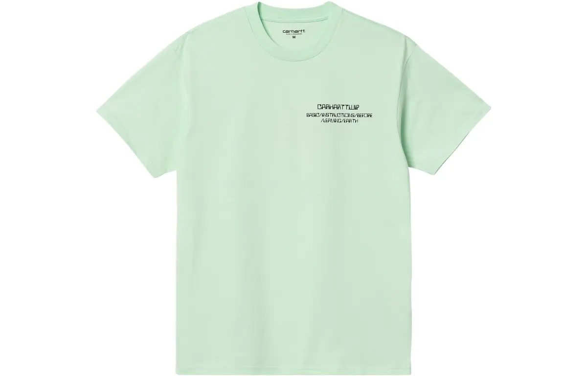 Carhartt WIP T-Shirts Unisex Green Crew Neck Moderate