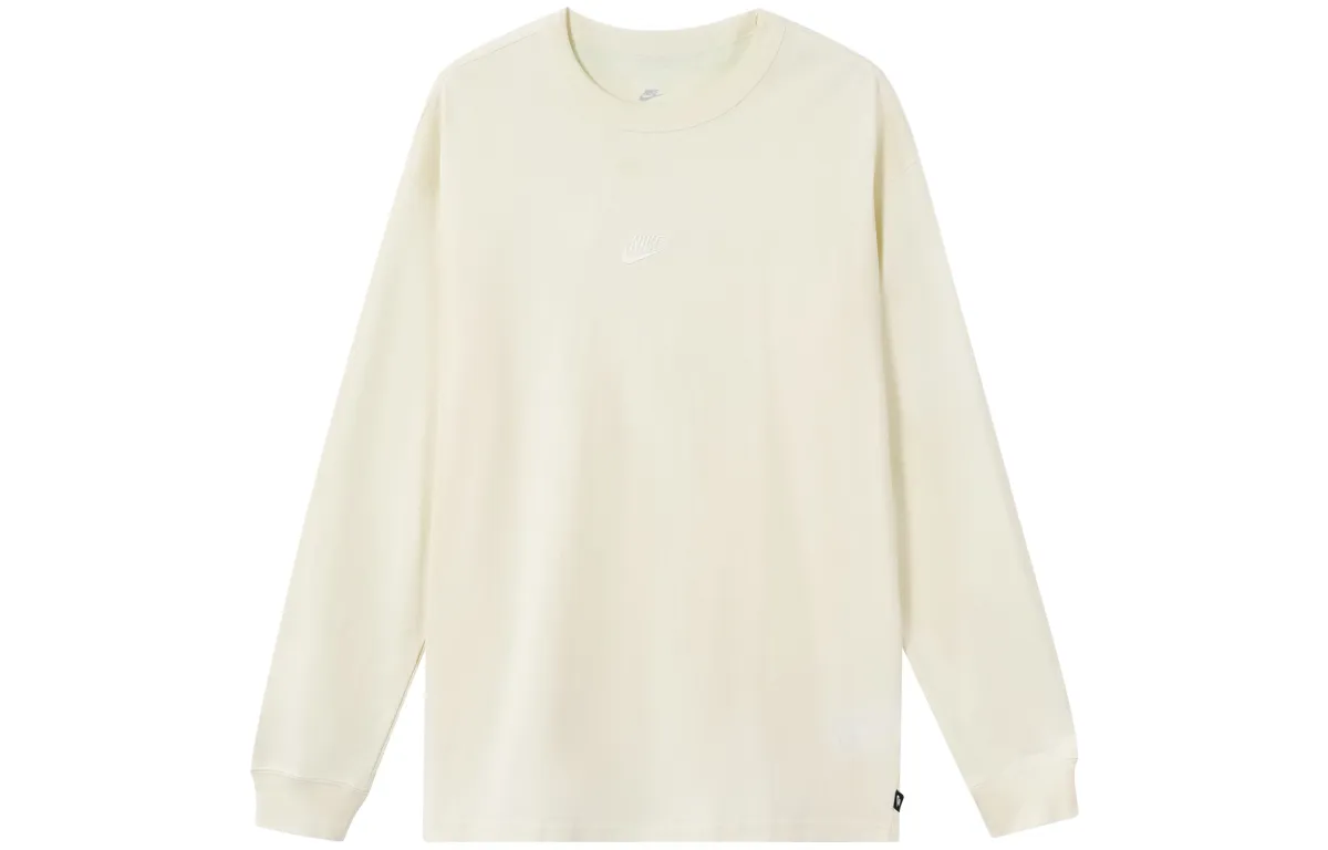 Nike T-Shirts Men's Beige Crew Neck Moderate
