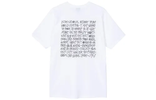 Stussy T Shirts Unisex Crew Neck Moderate Straight Fit