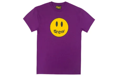 Drew House Smiley Collection T Shirt Unisex Purple