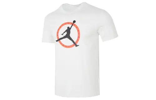 Jordan MVP T Shirts Men's White Crew Neck Moderate Straight Fit