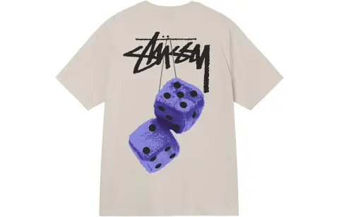 Stussy dice logo-print T-shirt