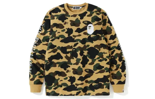 Bape 1st Camo Kanji L/S Tee