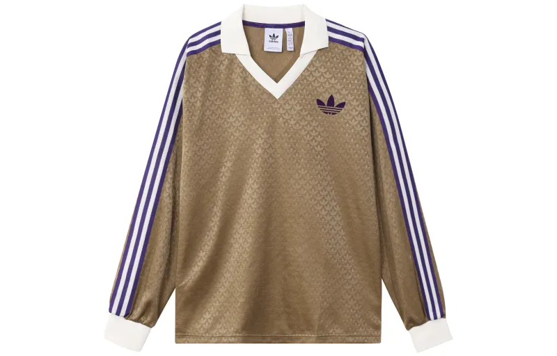 adidas originals Adicolor Heritage Now Vintage Long Sleeve Tee Brown Desert