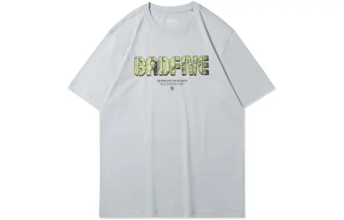 Li Ning BADFIVE T Shirt Men's Cloud Gray Blue
