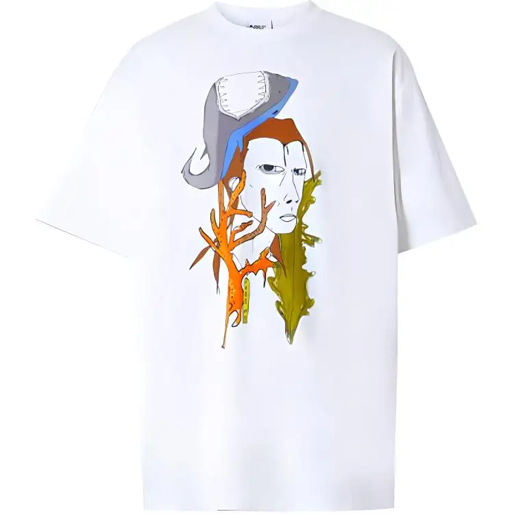 Burberry Marine Sketch Print T-Shirt