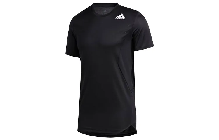 Adidas Drop Shoulder Sleeve T Shirt Men's Black