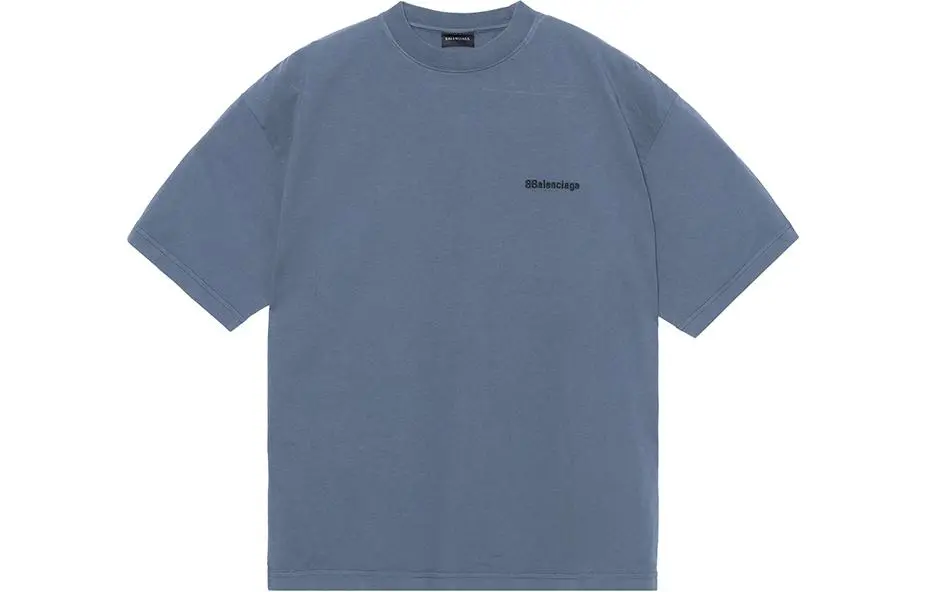 Balenciaga T Shirt Men's Dark Blue