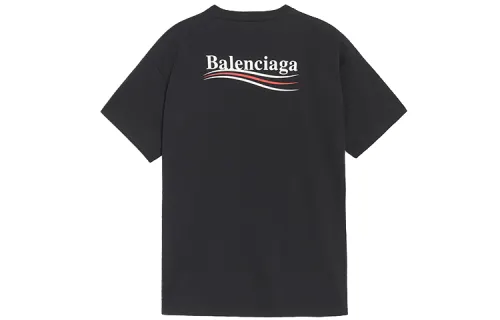 Balenciaga T Shirts Unisex Crew Neck Moderate Straight Fit