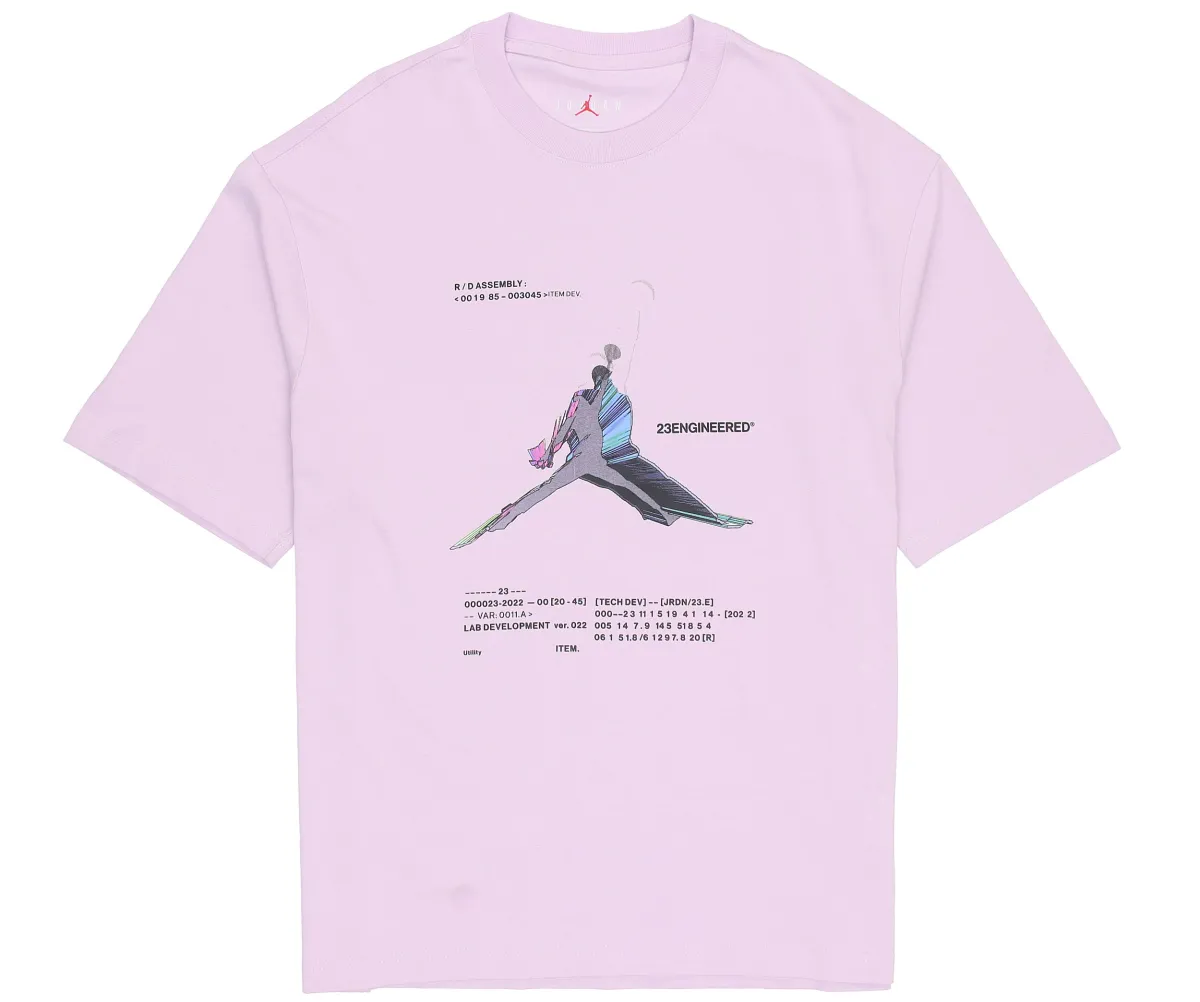 Jordan T Shirt Men's Pink Purple