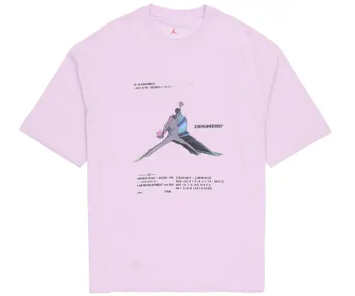 Jordan T Shirt Men's Pink Purple