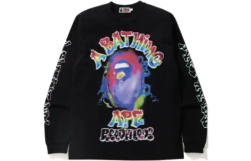 Bape X Readymade Spray Wide L/S Tee