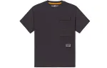 Timberland T Shirts Men's Black Crew Neck Moderate Straight Fit